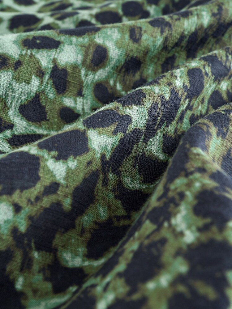 කොළ/කළු - වෙරළ ආවරණ කමිසය - 8න් 8 වන රූපය කොළ/කළු - වෙරළ ආවරණ කමිසය - 8න් 8 වන රූපය