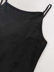 Svart - N. Premium Midi-underkjole med høy hals - Bilde 8 av 8