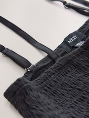 Noir - Robe mi-longue bandeau en jersey avec bretelles amovibles - Image 7 de 7