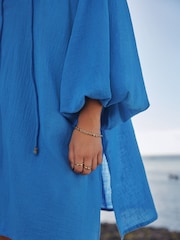أزرق - قفطان للشاطئ - صورة 5 من 8