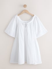 White Summer Mini Dress - Image 7 of 10