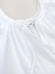 White Summer Mini Dress - Image 9 of 10