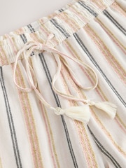 Peach Pink Wide Leg Summer Trousers - Image 8 of 8