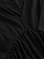 Black Jersey Kaftan Maxi Dress - Image 7 of 8