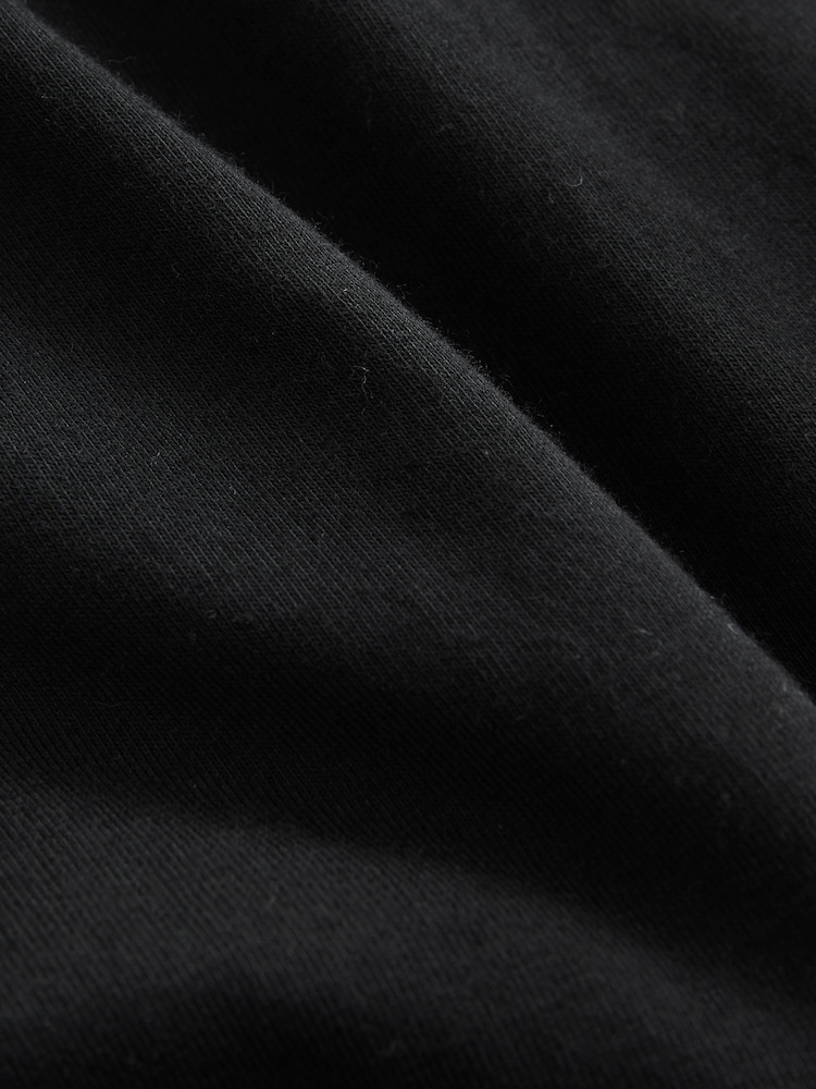 Black Jersey Kaftan Maxi Dress - Image 8 of 8