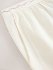 Ecru Summer Shorts With Linen - Image 8 of 8