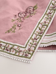 Dusty Pink Wrap Mini Skirt - Image 2 of 3