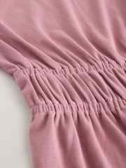 Púrpura - Vestido a media pierna de punto - Imagen 7 de 7