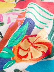 Multi Bright Midi Slip Summer Dress - Image 8 of 8