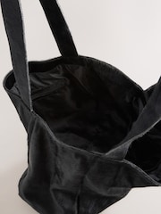 Nothing Ordinary Black Cowhide Oversized Shopper Bag - Image 5 of 5