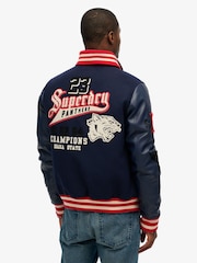 Cazadora de aviador con parche de estilo universitario de Superdry - Imagen 2 de 4