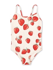 Konges Sløjd Cream Fruit Print Swimsuit - Image 3 of 4