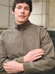 Check Shower Resistant Harrington Jacket - Image 1 of 10