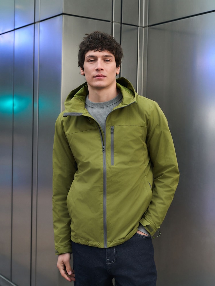 Green Shower Resistant Anorak Jacket - Image 1 of 6 Green Shower Resistant Anorak Jacket - Image 1 of 6