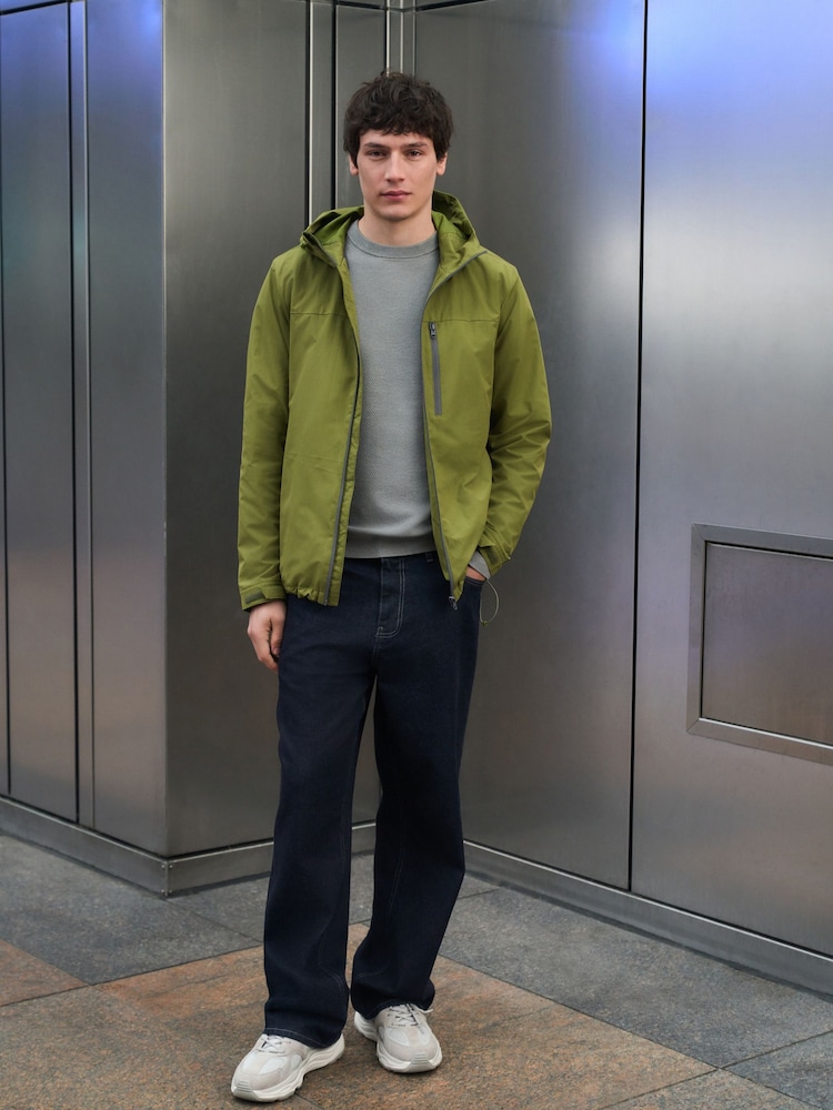 Green Shower Resistant Anorak Jacket - Image 2 of 6 Green Shower Resistant Anorak Jacket - Image 2 of 6