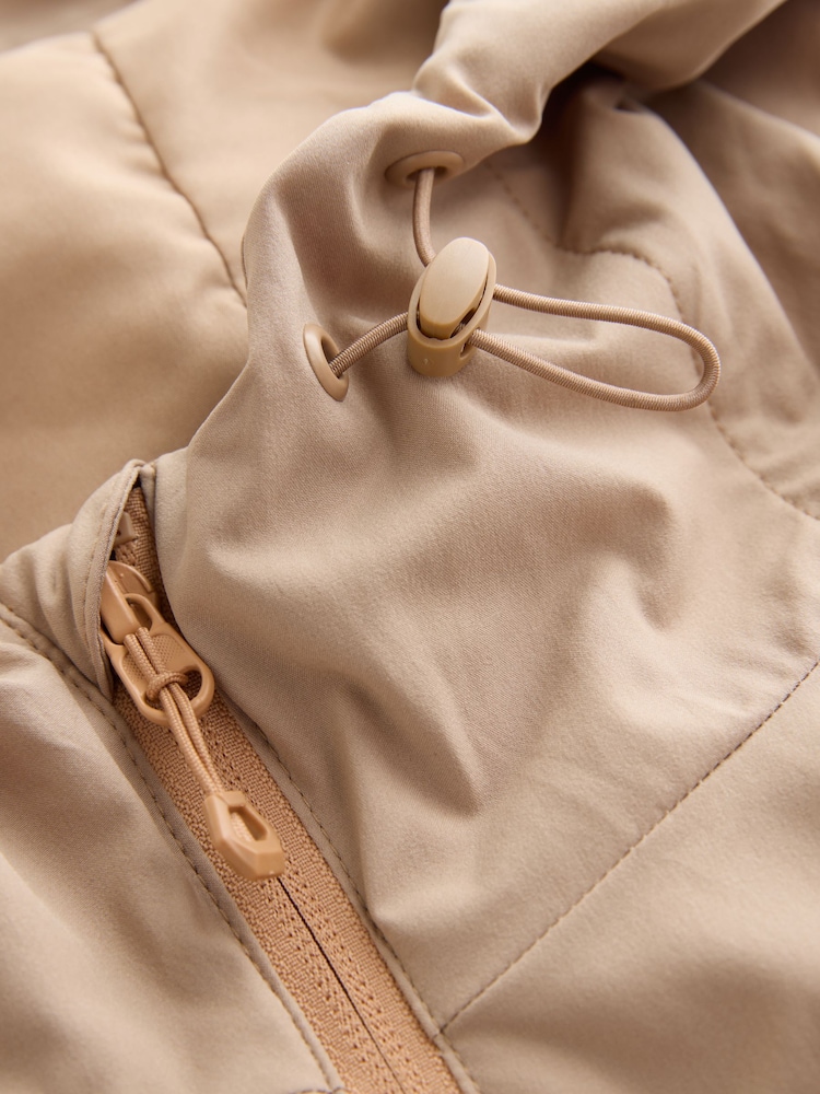 Light Blue Shower Resistant Anorak Colourblock Jacket - Image 11 of 11