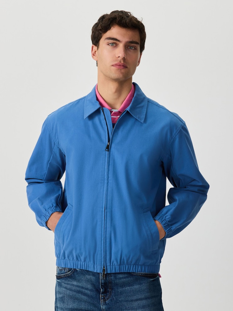 Blue Harrington Twill Jacket - Image 2 of 11