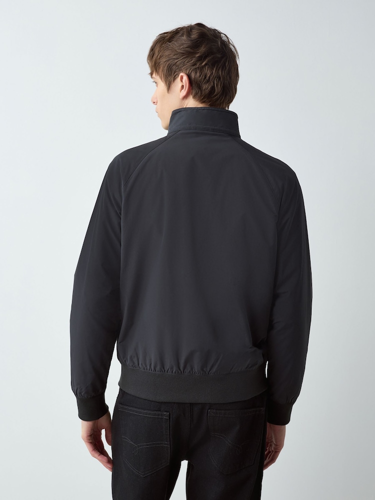 Black Shower Resistant Harrington Jacket - Image 2 of 7