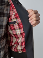 Black Shower Resistant Harrington Jacket - Image 3 of 7