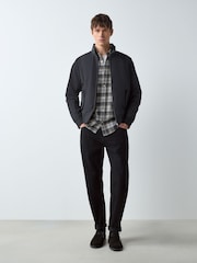 Black Shower Resistant Harrington Jacket - Image 5 of 7
