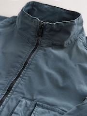 Blue Zip Through Shacket - Image 4 of 5