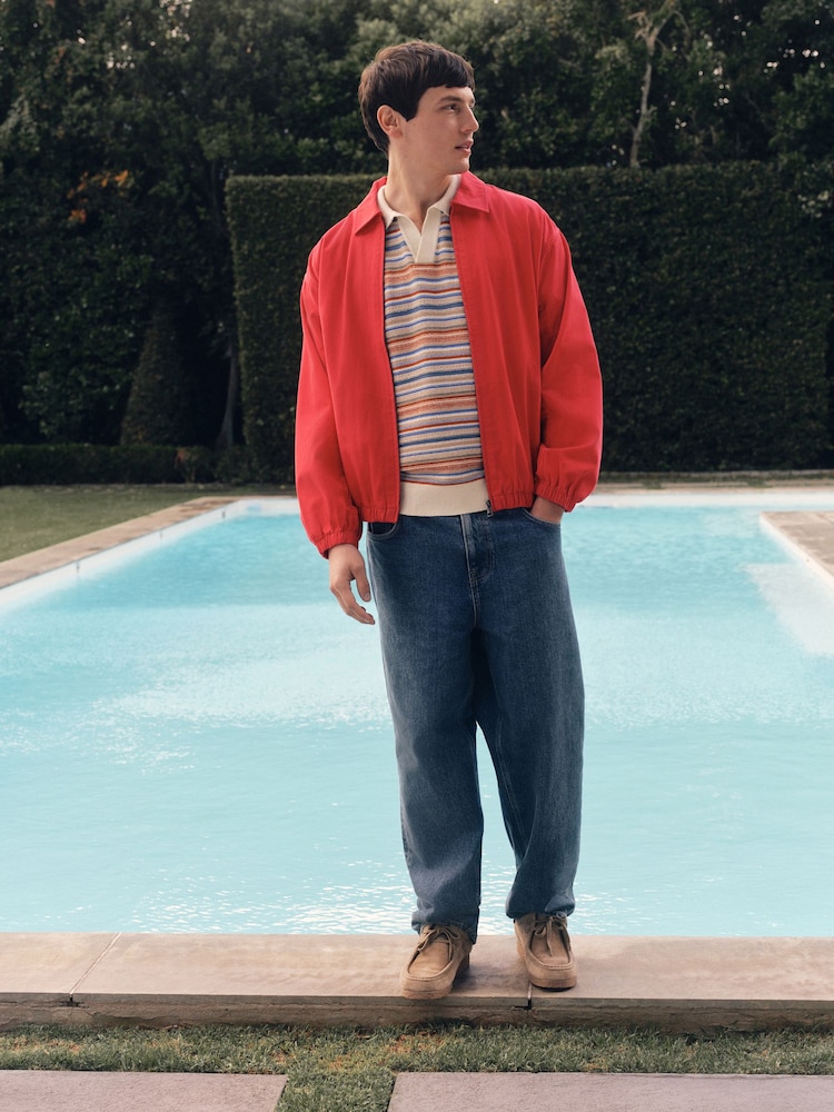 Red Harrington Twill Jacket - Image 2 of 10