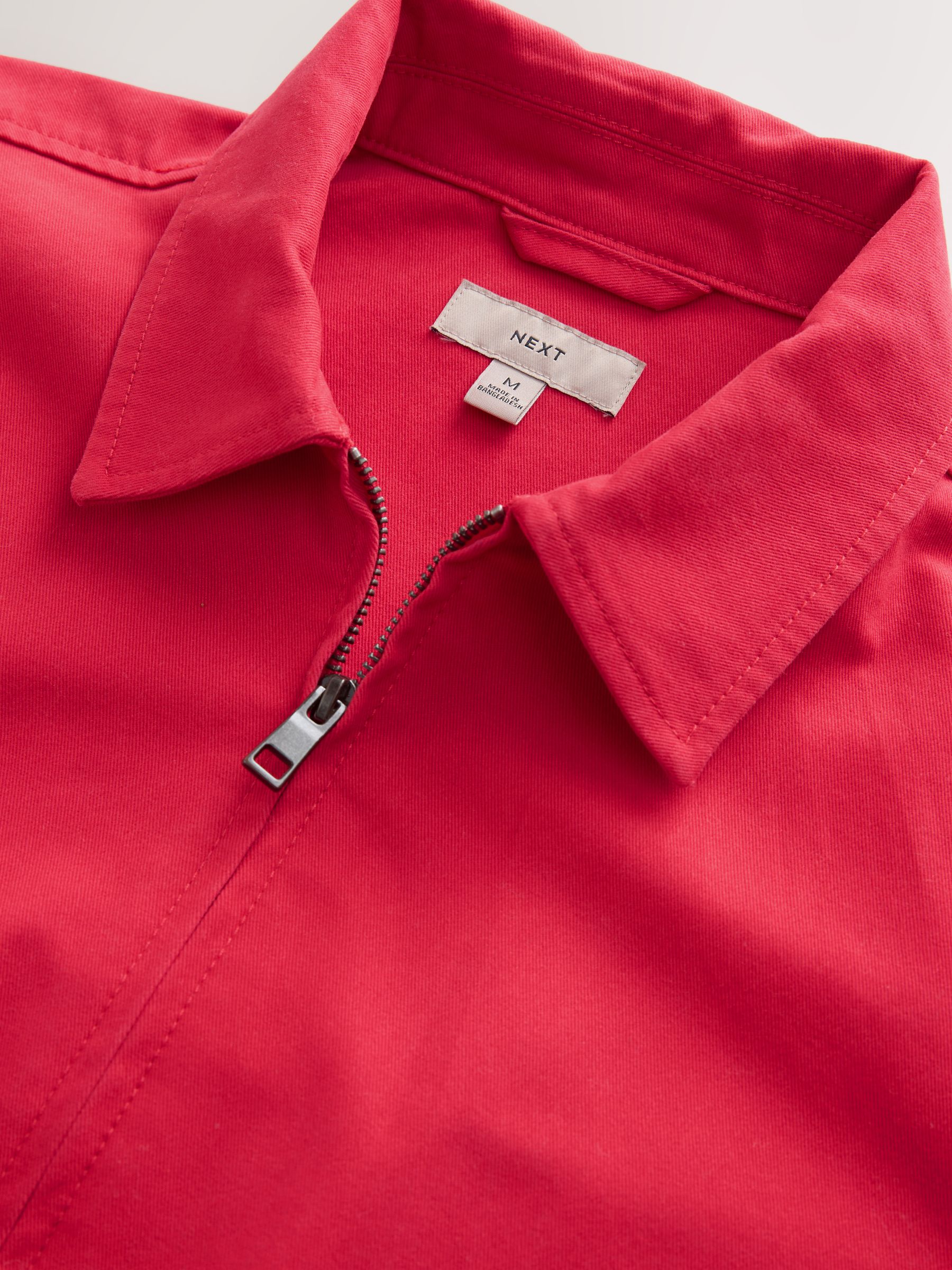 Buy Red Harrington Twill Jacket from the Next UK online shop