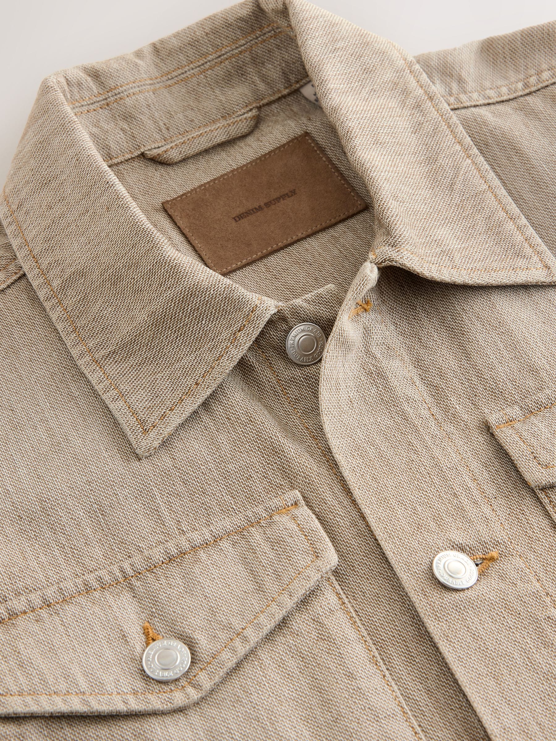 Buy Stone Denim Jacket from the Next UK online shop