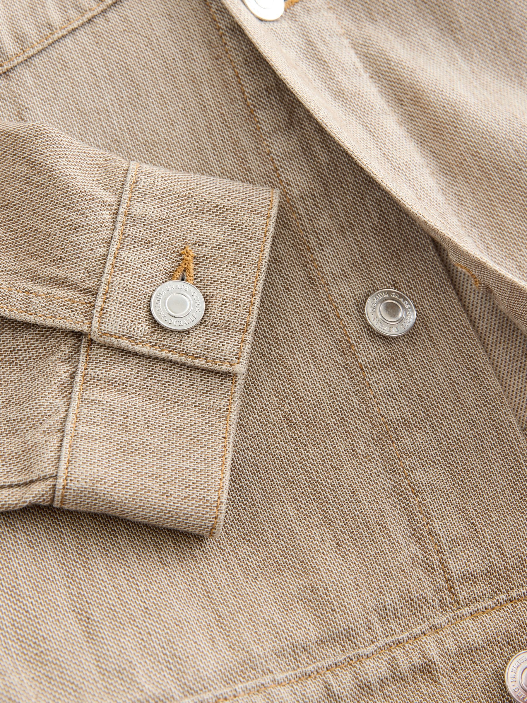 Buy Stone Denim Jacket from the Next UK online shop