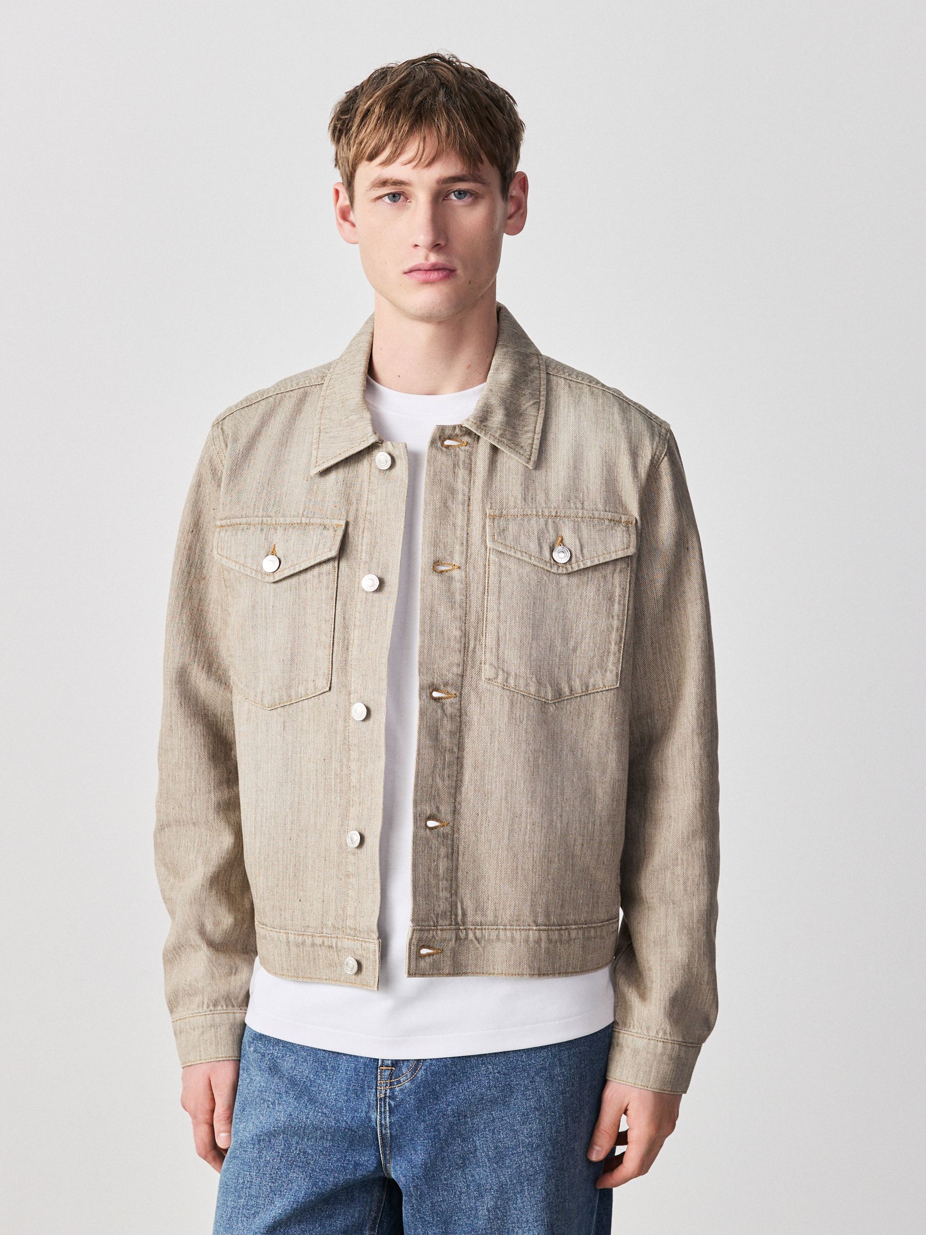 Buy Stone Denim Jacket from Next South Africa