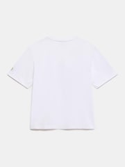 Mint Velvet Gold White Foil Soleil 100% Cotton T-Shirt - Image 8 of 8