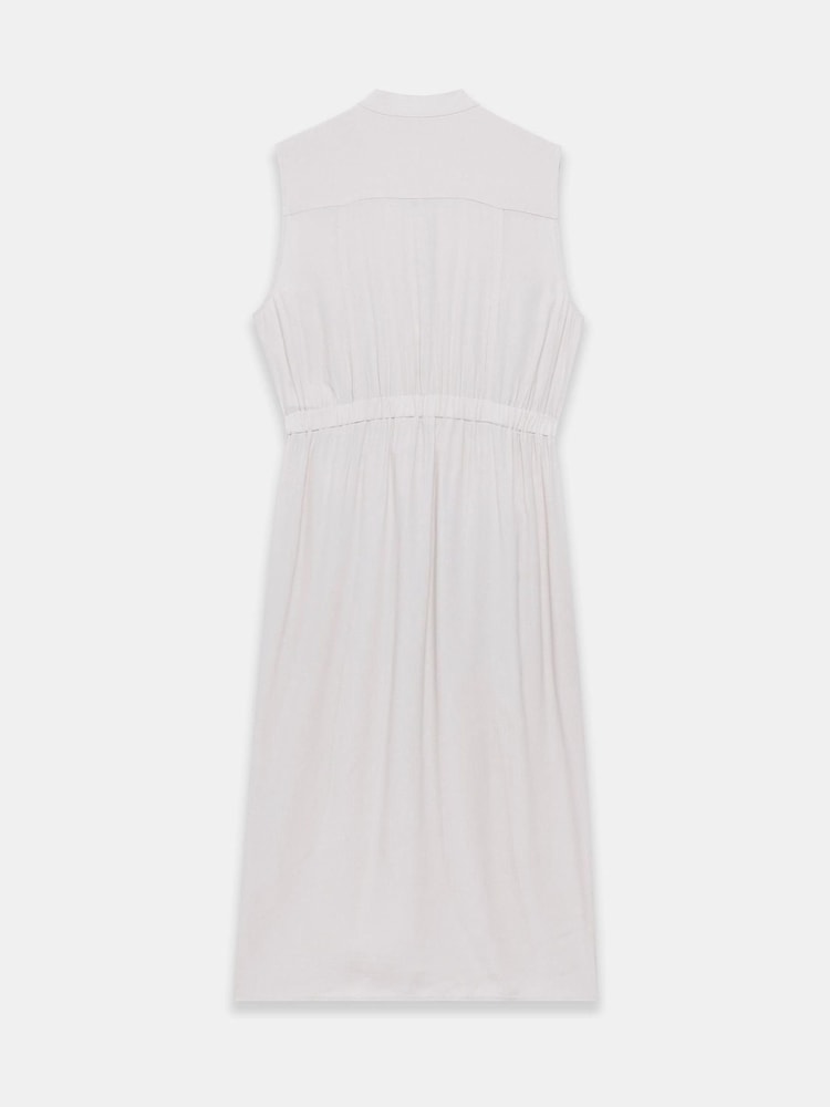 Mint Velvet Natural Utility Midi Dress - Image 8 of 8