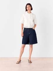 Whistles Broderie 100% Cotton Shirt - Imagen 5 de 5