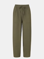 Whistles Green Tie Waist Trousers - Image 5 of 5