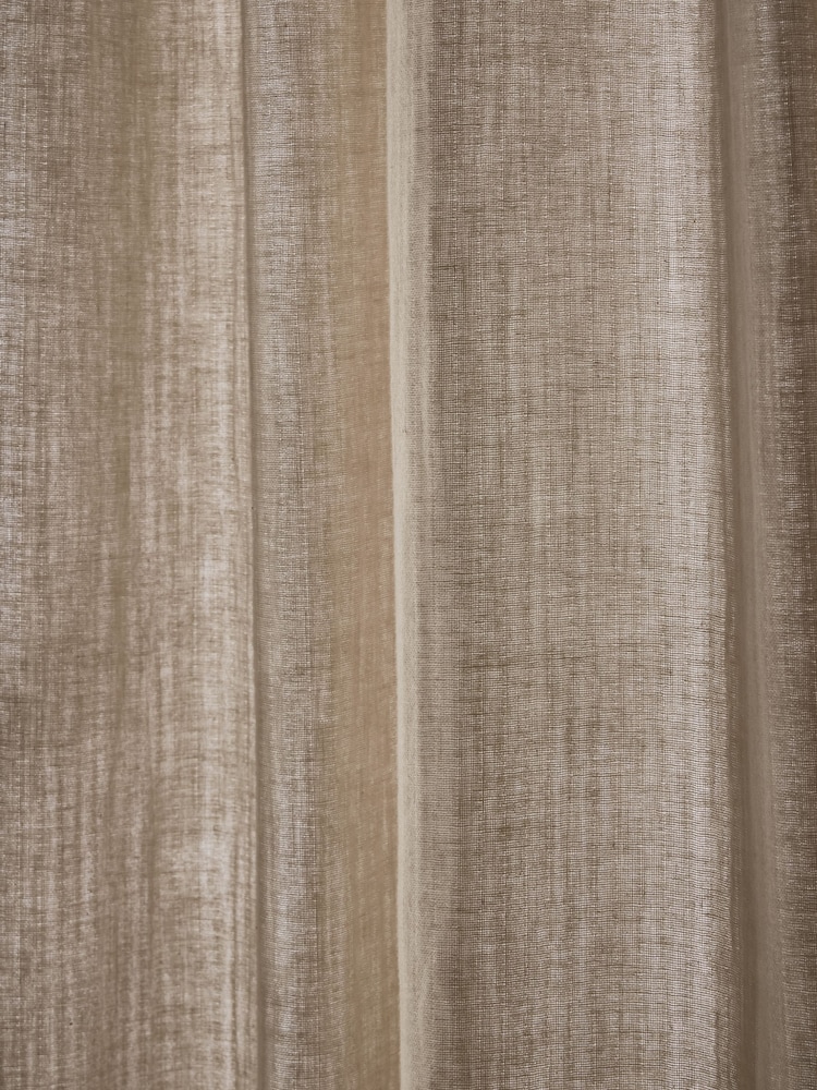 Natural Cotton Muslin Multi Way Header Lined Curtains - Image 9 of 9 Natural Cotton Muslin Multi Way Header Lined Curtains - Image 9 of 9
