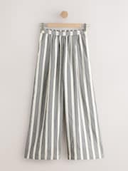 Monochrome Stripe Wide Leg Trousers - Image 1 of 3