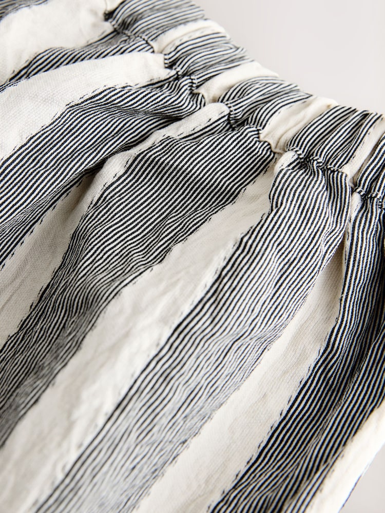 Monochrome Stripe Wide Leg Trousers - Image 2 of 3