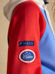 Joules Official Badminton Multi Colourblock Unisex Hoodie - Image 9 of 13