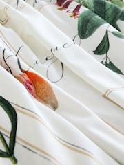 White/Floral Print - Tailliertes Sommer-Midikleid aus Jersey - Bild 7 von 8