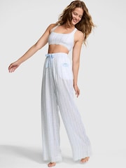 Victoria's Secret PINK Blue Lyocell Pyjama Bottoms - Image 1 of 2