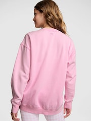 Victoria's Secret PINK Pink Lollipop Oversized Fleece Sweatshirt - Image 2 of 3