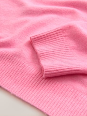 Fluro Pink Supersoft Crew Neck Long Sleeve Jumper - Image 2 of 3