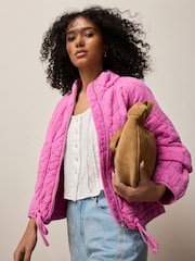 Fluro Pink - Steppjacke - Bild 3 von 8