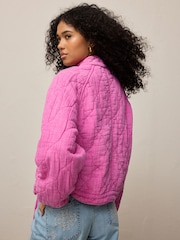 Fluro Pink - Steppjacke - Bild 4 von 8