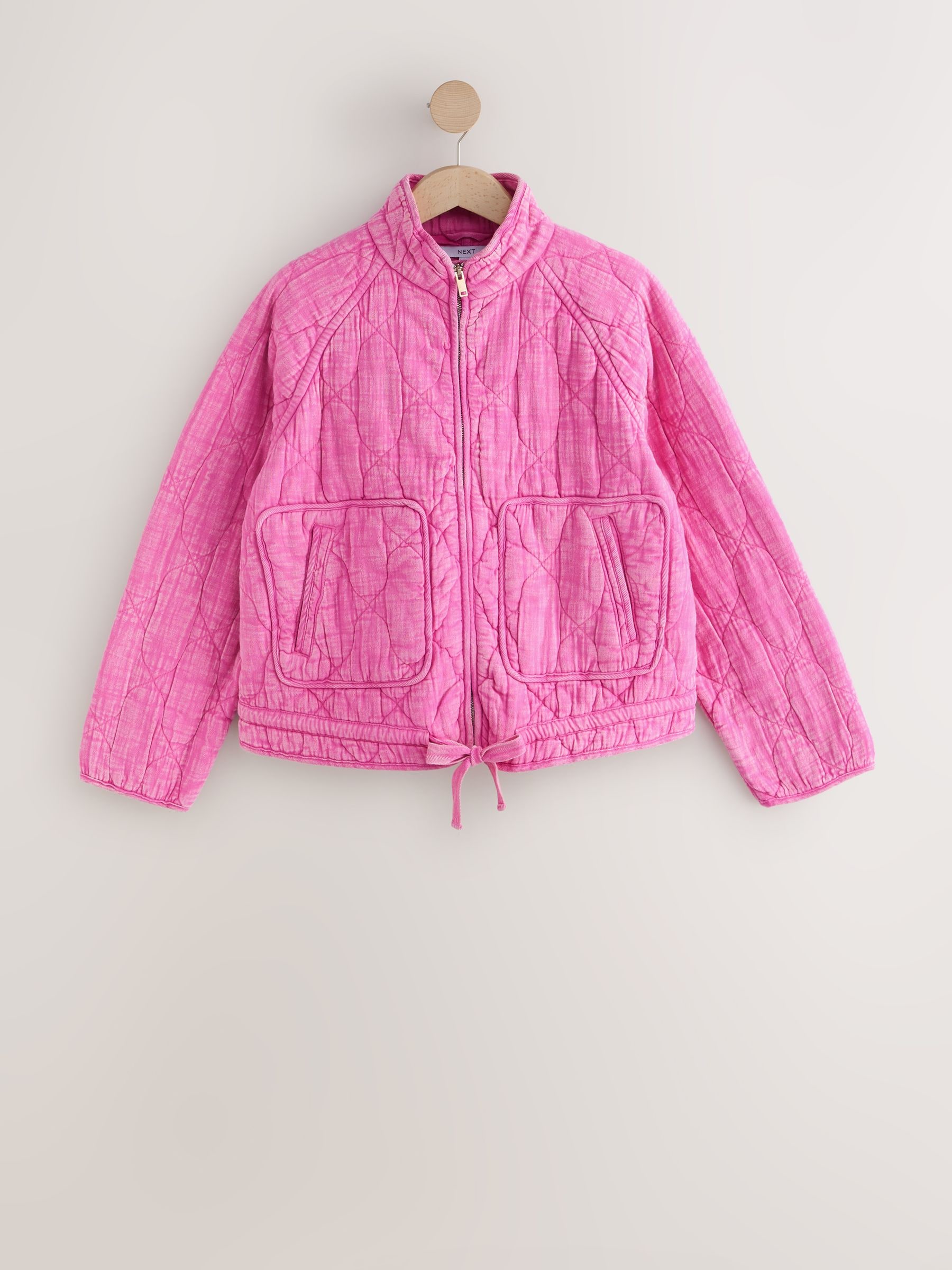Buy Fluro Pink Quilted Jacket from Next USA