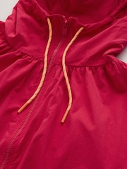 Red Shower Resistant Rain Jacket - Image 6 of 8