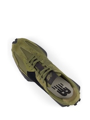 New Balance Khaki Green Mens 327 Trainers - Image 4 of 12
