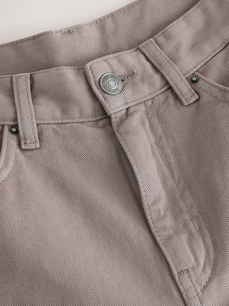 Mink Brown Palazzo Wide Leg Jeans - Image 9 of 9