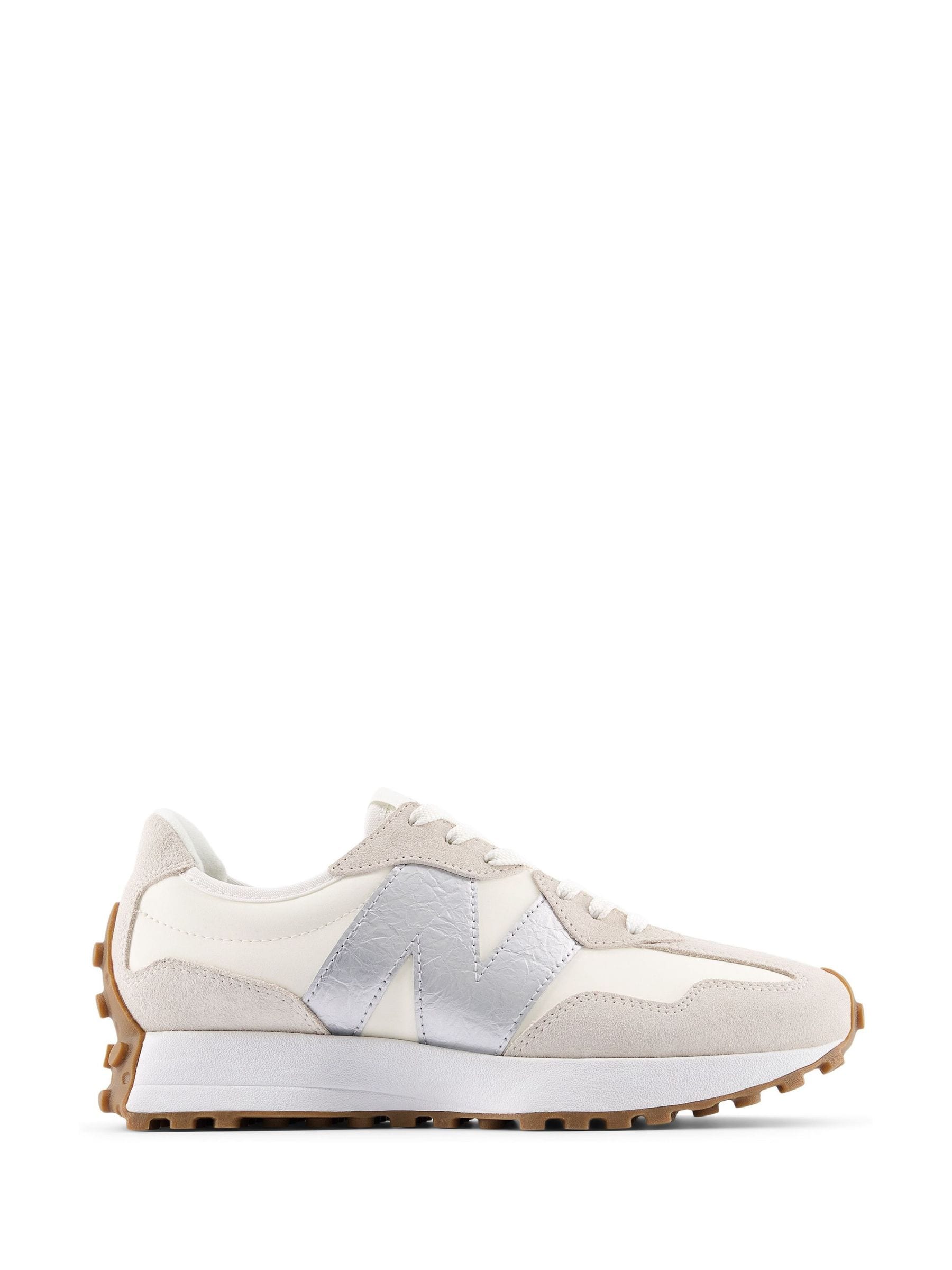 Buy New Balance White/Grey 327 Trainers from Next USA