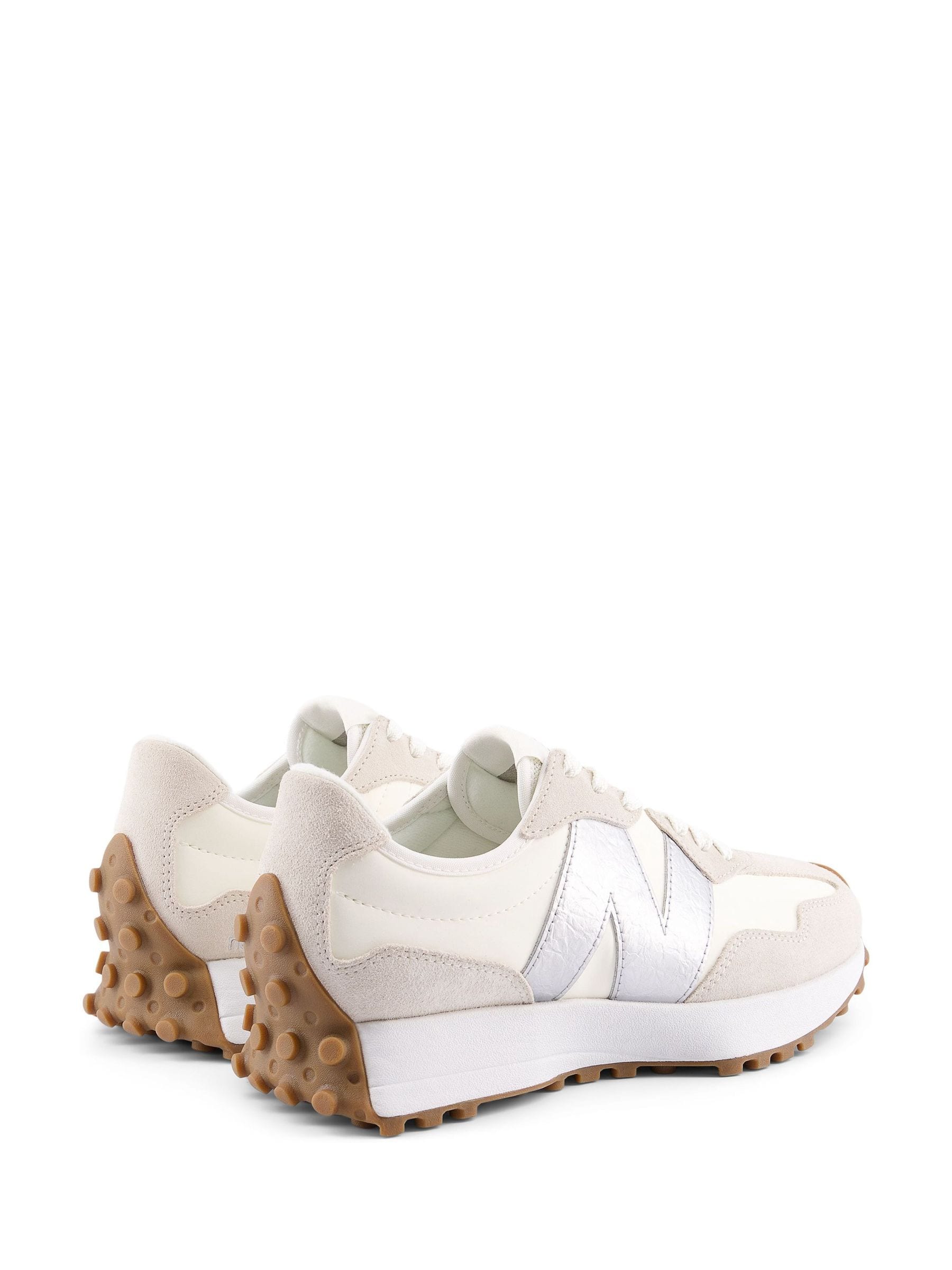 Next：日本 ホワイト / グレー - New Balance 327 スニーカー from